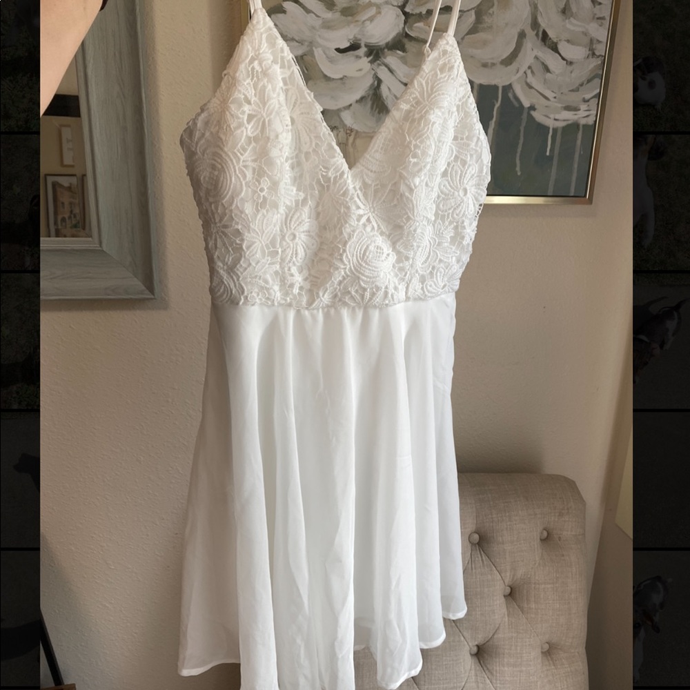 Lulus White Mini Dress